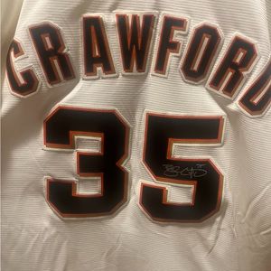 Crawford majestic signed Jersey XL. New never worn.